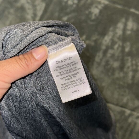 Knights Apparel T-Shirt Mens Heather Large Gray Michigan Wolverines Short Sleeve - Picture 4 of 6